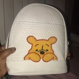 NWT Winnie the Pooh perforated backpack Disney Winnie the Pooh Perforated Mini Backpack - BoxLunch  main image 2
